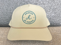 Oatmeal Cap & rope w/ blue logo